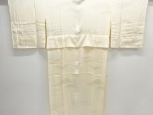 遠山模様織り出し単衣長襦袢(刺繍衿付き)